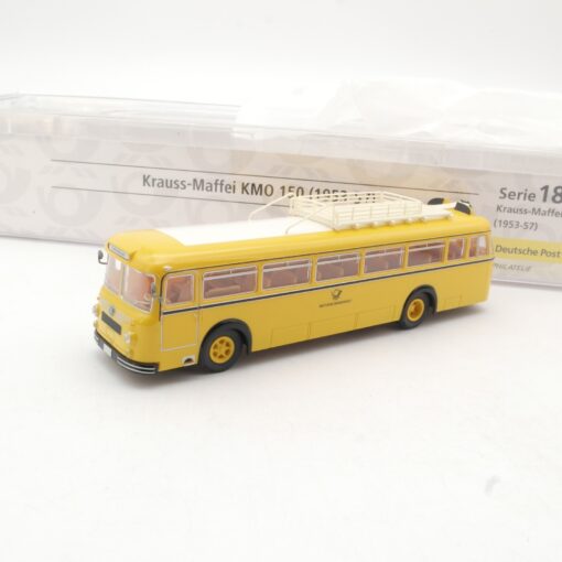 Brekina 1:87 010670 Krauss Maffai KMO 120 Bus Serie 18 Post in OVP RR419