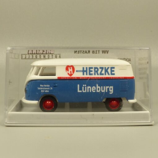 Brekina 1:87 32654 VW T1B Kastenwagen HERZKE in OVP EX7273 – Bild 4