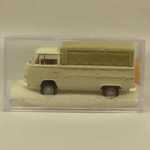 Brekina 1:87 3390 VW T2 Pritsche/Plane grau in OVP EX7281 – Bild 4