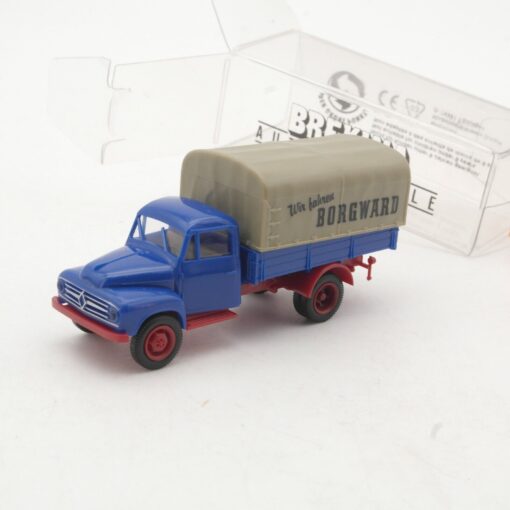 Brekina 1:87 38000 Borgward 1500 Pritsche/Plane in OVP QR9384