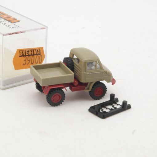 Brekina 1:87 39000 Unimog 411 Kurzpritsche in OVP RR2956 – Bild 3