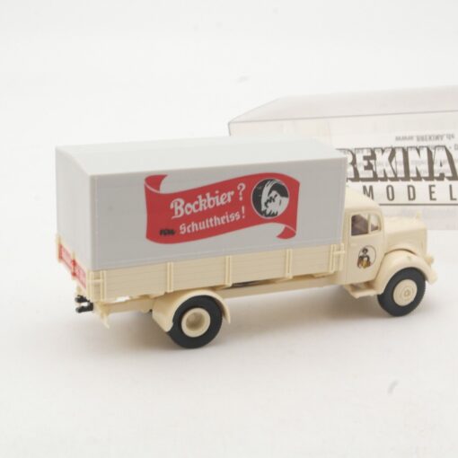 Brekina 1:87 40019 MB L 311 Pritsche Bockbier neuwertig in OVP QR9211 – Bild 3