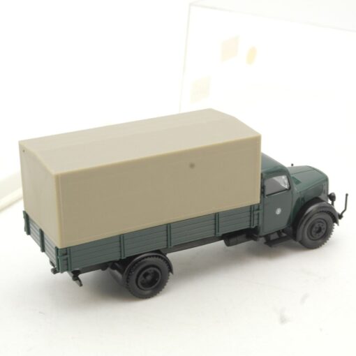 Brekina 1:87 4102 Magirus Eckhauber Pritsche Plane Polizei in OVP QR3090 – Bild 3
