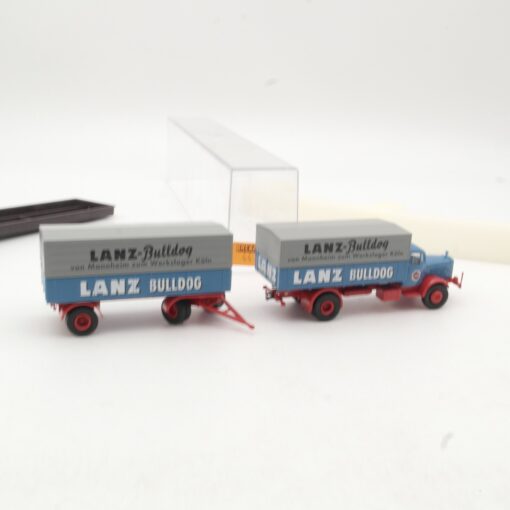 Brekina 1:87 44113 MB L 5000 Pritsche / Plane Lanz Bulldog in OVP RR815 – Bild 3