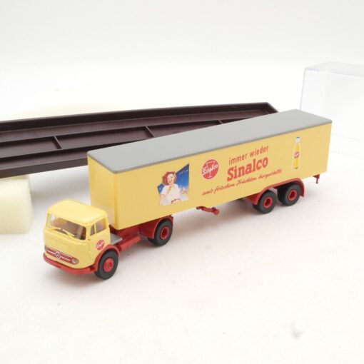 Brekina 1:87 48585 MB 338 Koffersattelzug Sinalco in OVP QR1194