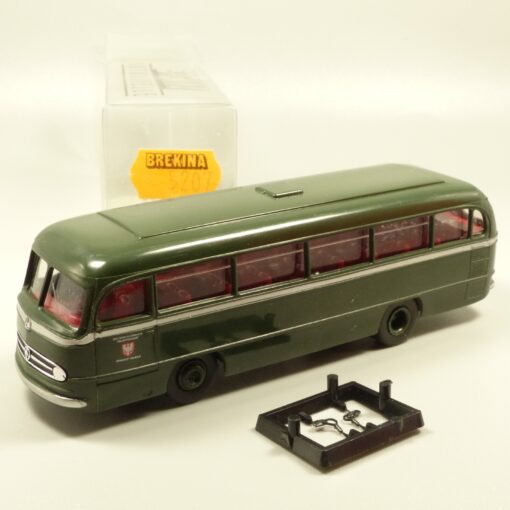 Brekina 1:87 5207 Mercedes Benz O 321 Bus Polizei Frankfurt in OVP EX5998