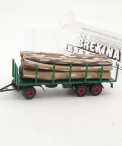 Brekina 1:87 55360 Rungenanhänger mit Ladung Holz in OVP RR2752