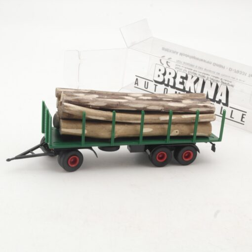 Brekina 1:87 55360 Rungenanhänger mit Ladung Holz in OVP RR2752