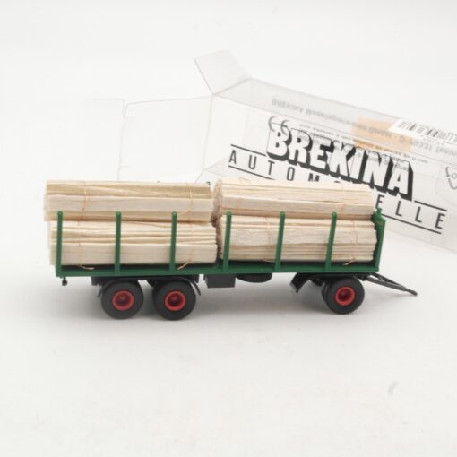 Brekina 1:87 55364 Rungenanhänger mit Ladung Holz in OVP RR2749 – Bild 3