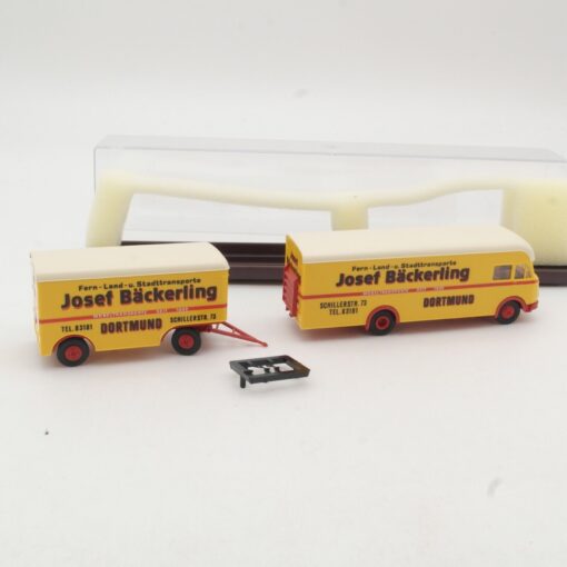 Brekina 1:87 5751 MAN Pullmann Hängerzug Josef Bäckerling Dortmund in OVP QR9530 – Bild 3