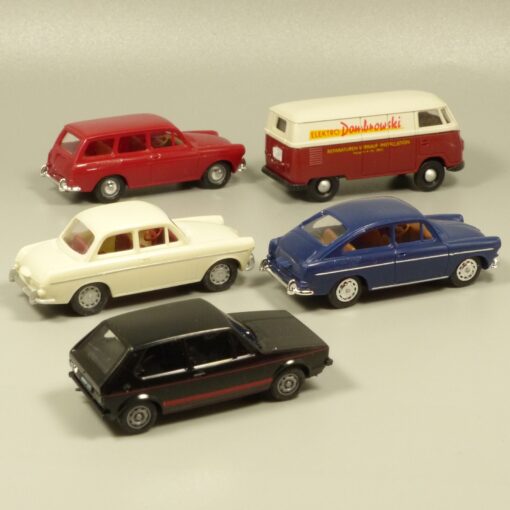 Brekina 1:87 5er-Pack ältere VW Fahrzeugmodelle in Tüte siehe Bilder o. EX5018 – Bild 3