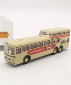 Brekina 1:87 61010 MB O 317 Doppeldeckerbus 1 1/2 Handelsgold in OVP RR1787