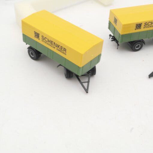 Brekina 1:87 85001 Scania Hängerzug Pritsche/Plane Schenker in OVP RR1113 – Bild 4