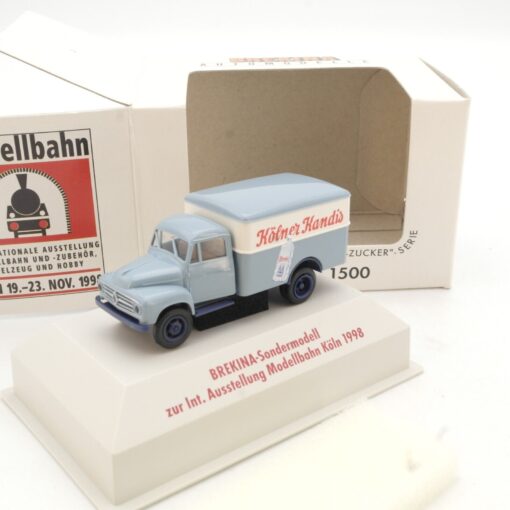 Brekina 1:87 Borgward B 1500 Modellbahn Köln 1998 Kölner Kandis in OVP QR2412