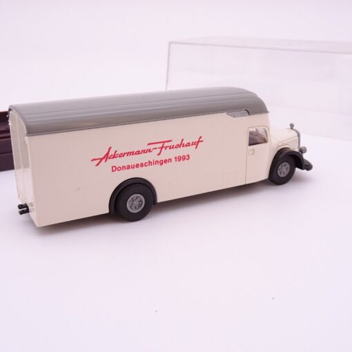 Brekina 1:87 MB L 6600 Möbelkoffer Ackermann Fruehauf in OVP QR3404 – Bild 3