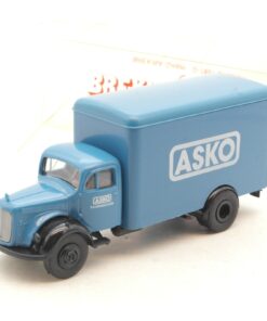 Brekina 1:87 MB Mercedes L 311 Koffer LKW ASKO in OVP RG897