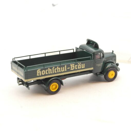Brekina 1:87 Mercedes-Benz L 311 Pritsche Hochschul Bräu in EVP RG1 – Bild 3