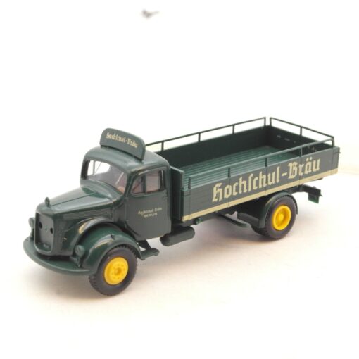 Brekina 1:87 Mercedes-Benz L 311 Pritsche Hochschul Bräu in EVP RG1