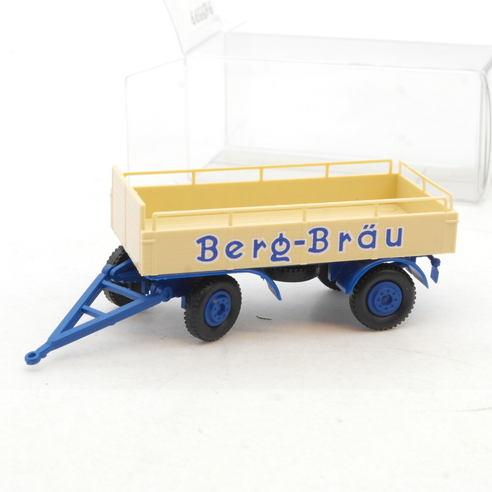 Brekina 1:87 Pritschen Anhänger Berg Bräu in EVP RG217