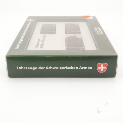 Brekina 1:87 SoMo Set Fahrzeuge der Schweizerischen Armee in OVP QR3613 – Bild 4