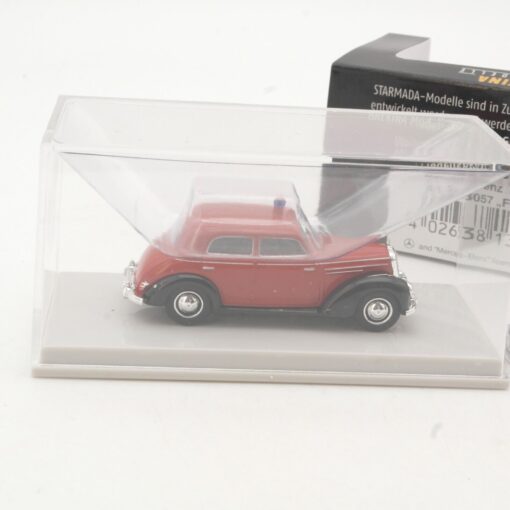 Brekina Starmada 1:87 13057 MB Mercedes 220 (W187) Feuerwehr in OVP QR9294 – Bild 3