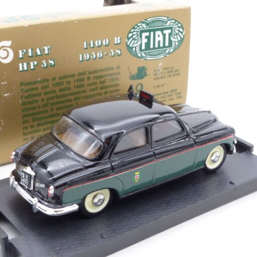 Brumm 1:43 R216 Fiat 1400 B Taxi Milano in OVP EX3866 – Bild 3