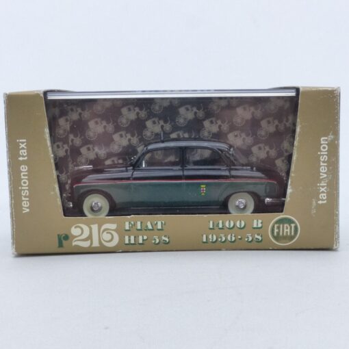 Brumm 1:43 R216 Fiat 1400 B Taxi Milano in OVP EX3866 – Bild 4