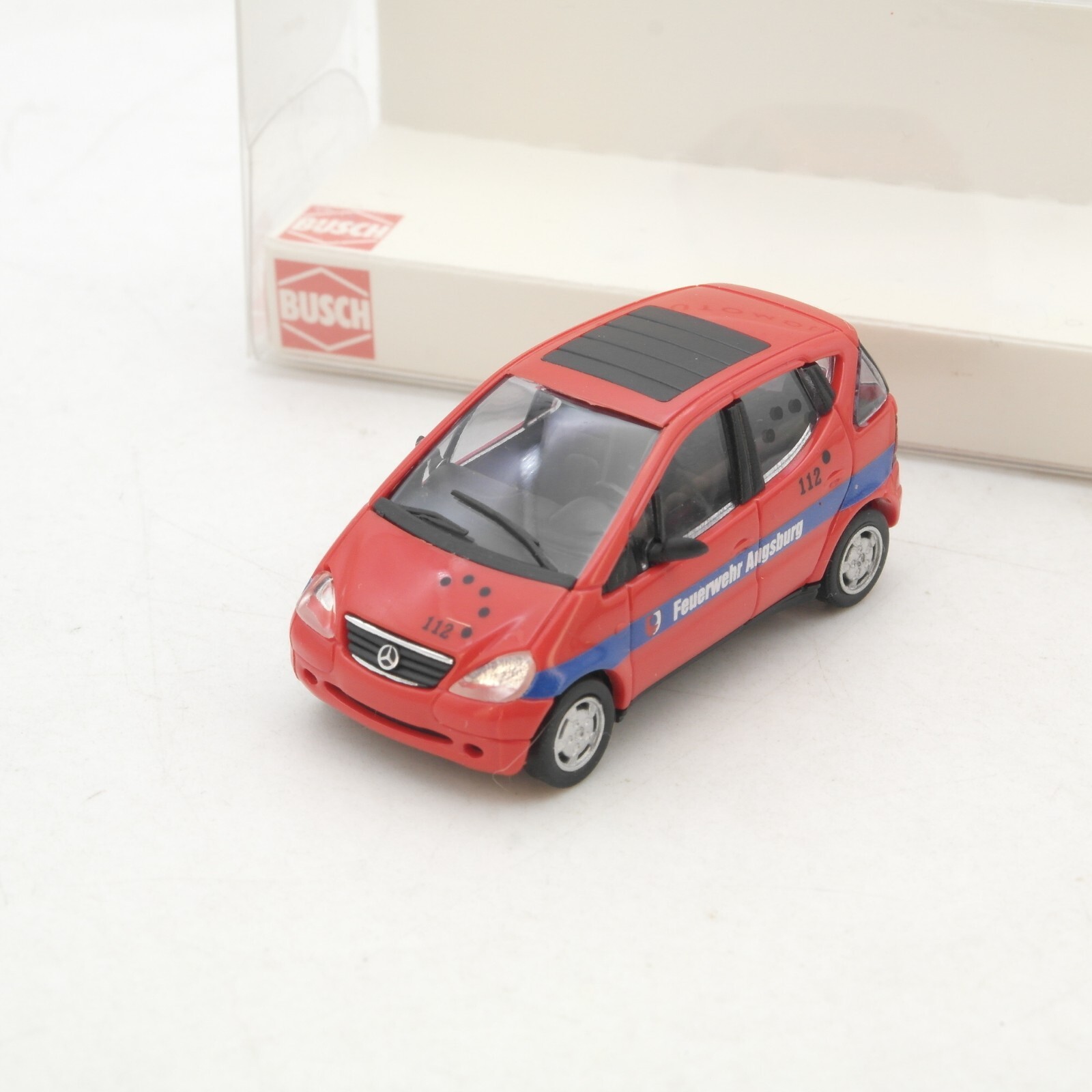 Busch 1:87 48614 MB A Klasse Feuerwehr Augsburg in OVP RG9282