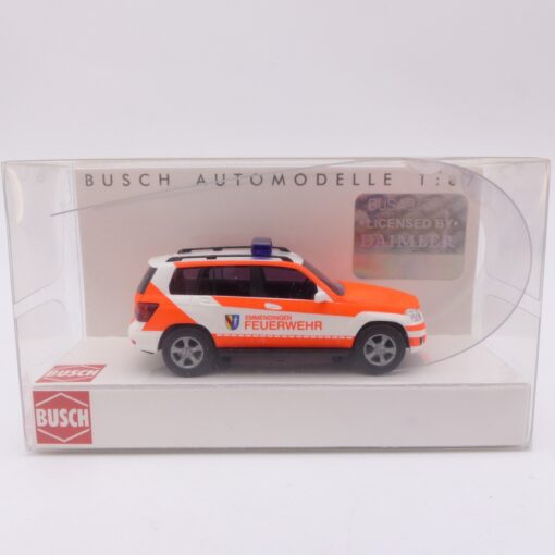 Busch 1:87 49765 Mercedes Benz GLK-Klasse Feuerwehr Emmendingen in OVP EX7327 – Bild 5