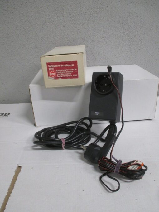 Busch 2087 Netzstrom-Schaltgerät m.OVP WZ800