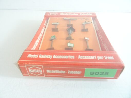 Busch H0 6025 Wegweiser 7 Schilder in OVP RR1445 – Bild 3