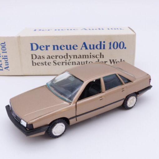 Conrad 1:43 Werbemodell Nr.: 1022 Audi 100 Limousine gold, in OVP EX2913