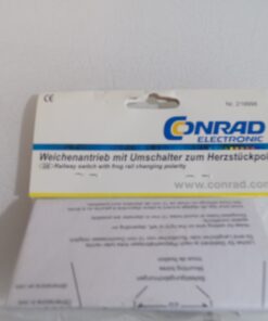 Conrad H0 219998 Weichenantrieb mit Umschalter siehe Foto in OVP PK3048