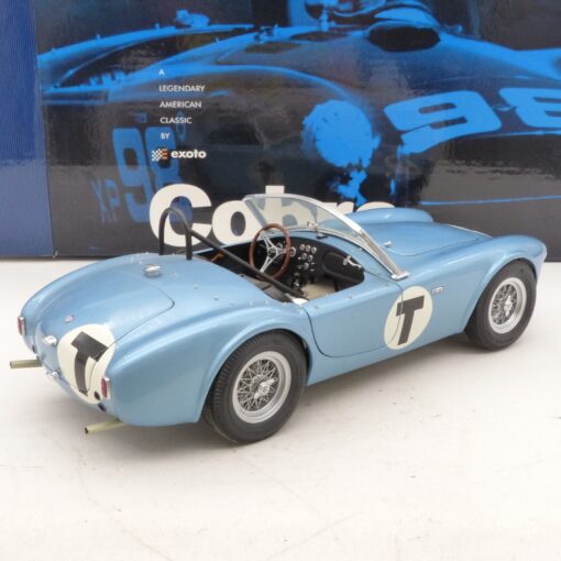 Exoto 1:18 18124 Shelby Cobra 260 T-Car Prototyp 1962 in OVP EX7857 – Bild 7