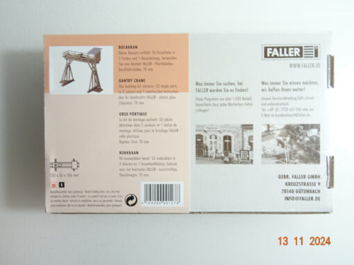 Faller H0 120127 Brockkran in OVP CK3994 – Bild 3