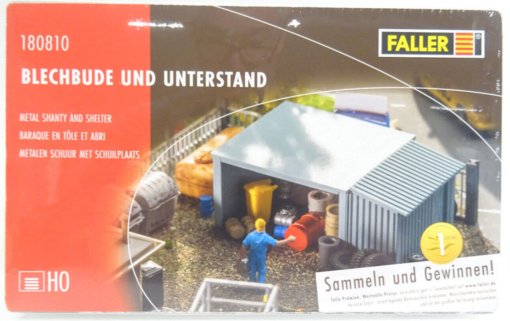 Faller H0 180810 Bausatz Blechbude und Unterstand NEU in OVP C23