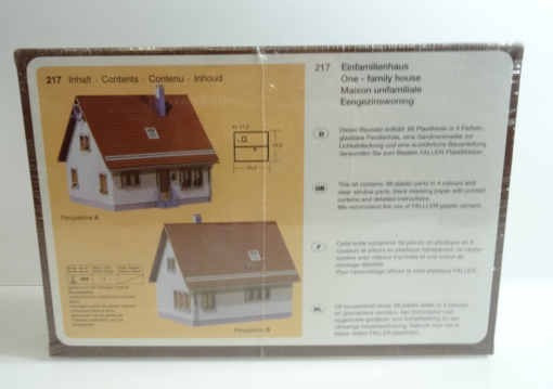 Faller H0 217 Einfamilienhaus neuwertig in OVP QR4092 – Bild 3