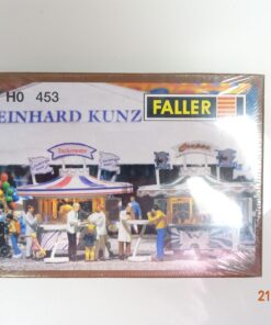 Faller H0 453 zwei Kirmesbuden siehe Foto in OVP CK8390