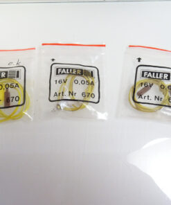 Faller H0 670 Beleuchtungssockel 3x in OVP AR7133