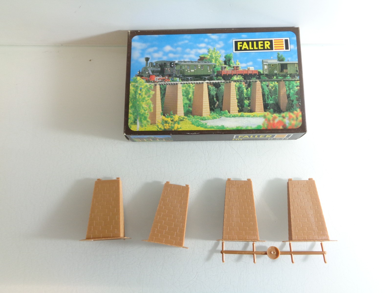 Faller H0 B-544 4 Brückenpfeiler in OVP PK1761