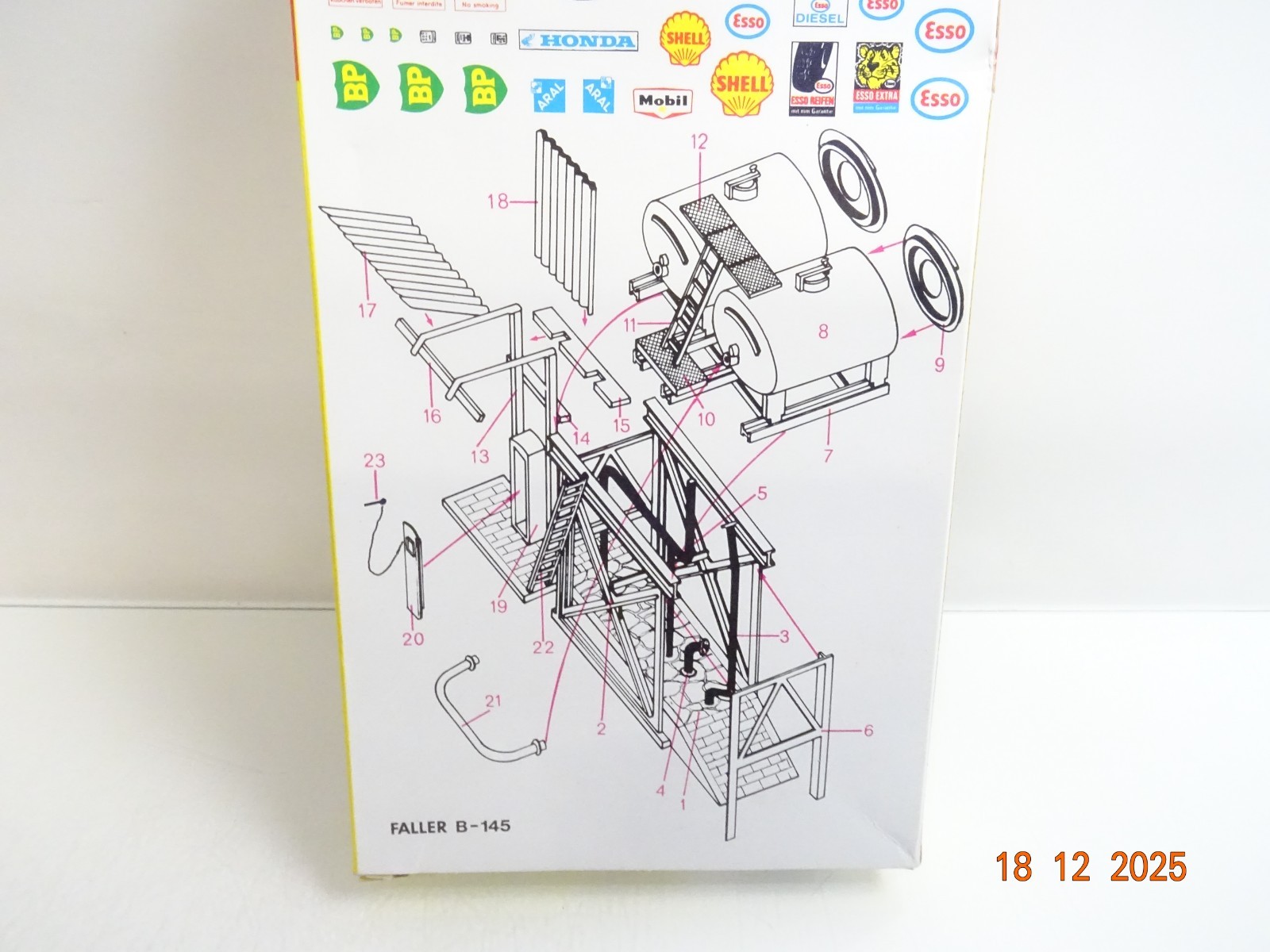 Faller H0 Bausatz B-145 Diesellok Tankstelle in OVP PK3221 – Bild 3