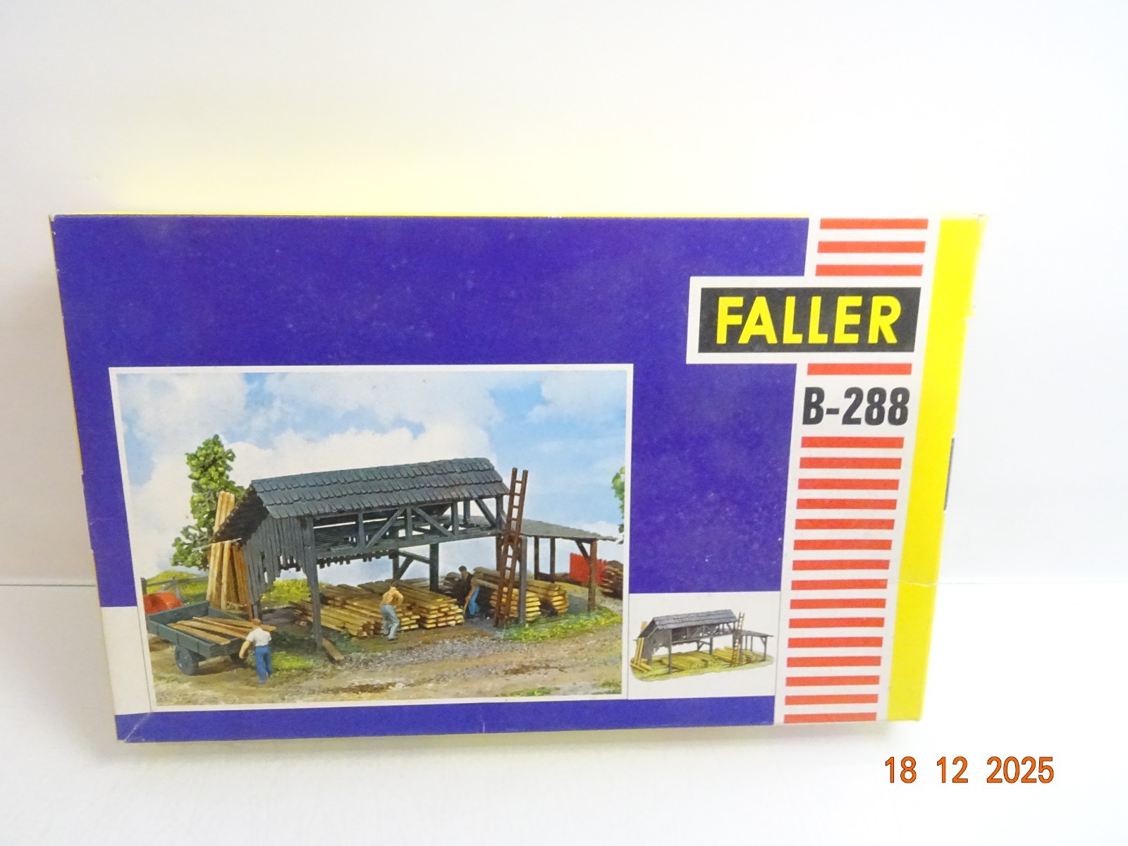 Faller H0 Bausatz B-288 Holzlager in OVP PK3217