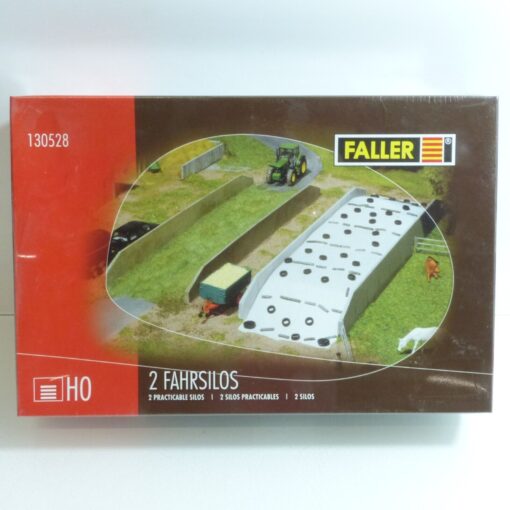 Faller H0 Bausatz Nr.: 130528 zwei Fahrsilos - ungeöffnet, in OVP EX2470
