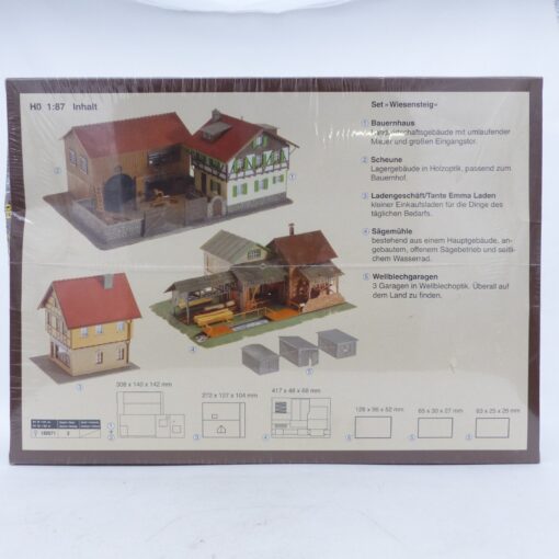 Faller H0 Bausatz Set Wiesensteig mit 5 Gebäuden in ungeöffneter OVP EX7411 – Bild 3