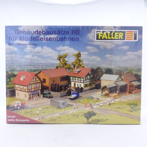 Faller H0 Bausatz Set Wiesensteig mit 5 Gebäuden in ungeöffneter OVP EX7411