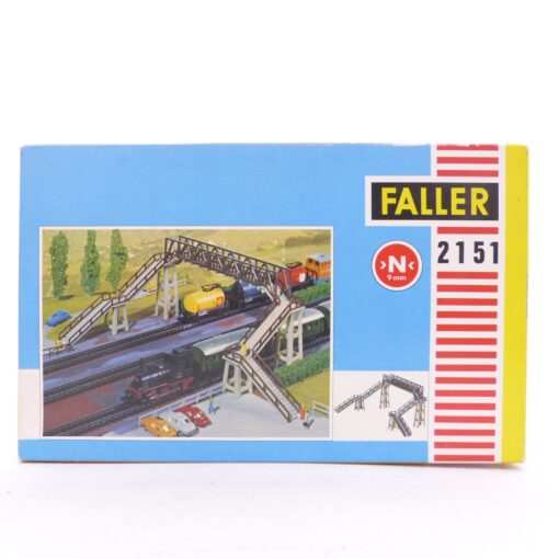 Faller Spur N Bausatz 2151 Fußgängerbrücke Überführung in OVP EX7419