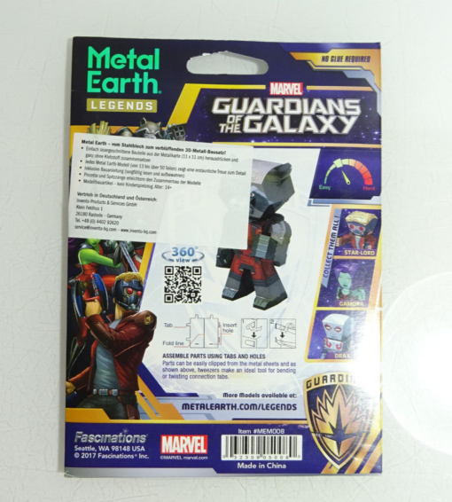 Fascinations Metal Earth Legends Bausatz 3 D Figur Rocket in OVP AR8191 – Bild 3