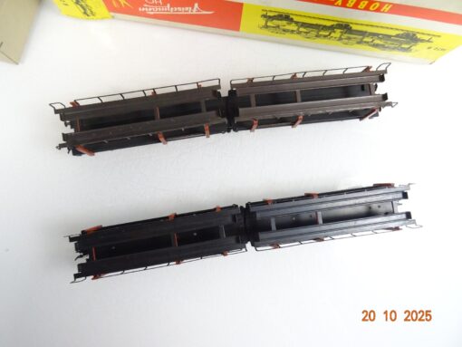 Fleischmann H0 1472 B  Set Autotransportwagen 2 Stück in OVP RR4217 – Bild 4