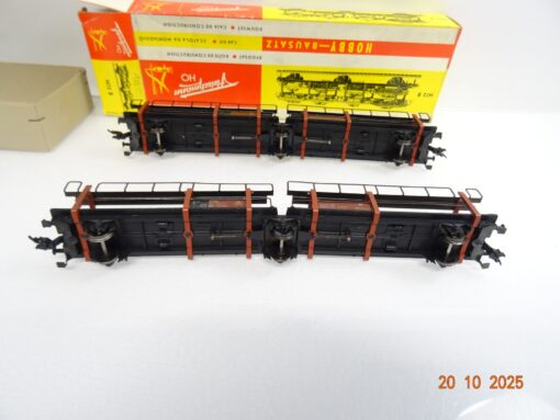 Fleischmann H0 1472 B  Set Autotransportwagen 2 Stück in OVP RR4217 – Bild 6