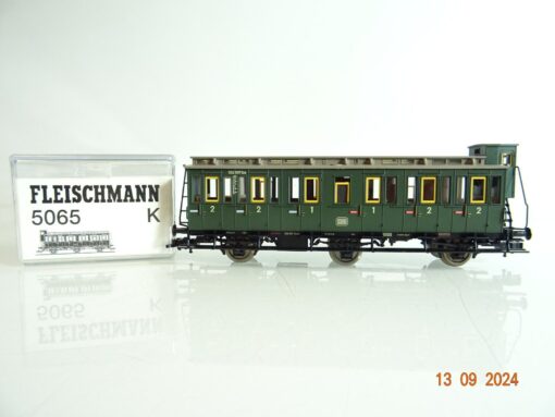 Fleischmann H0 5065 Abteilwagen 1./2.Klasse der DB neuwertig in OVP PR2701 – Bild 3
